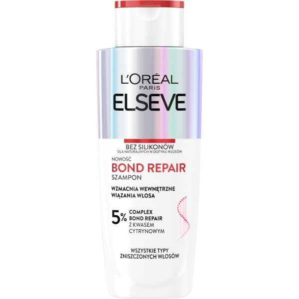 L'oreal paris elseve bond repair szampon wzmacniający wewnętrzne wiązania włosa 200ml