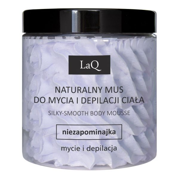 Laq naturalny mus do mycia i depilacji ciała niezapominajka 250ml