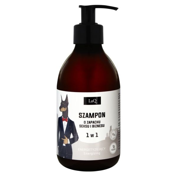 Laq szampon dla mężczyzn energetyzujący 1w1 doberman 300ml