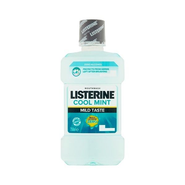 Listerine cool mint płyn do płukania jamy ustnej łagodny smak 500ml