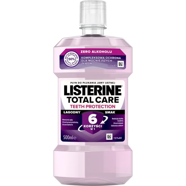 Listerine total care zero płyn do płukania jamy ustnej 6w1 500ml
