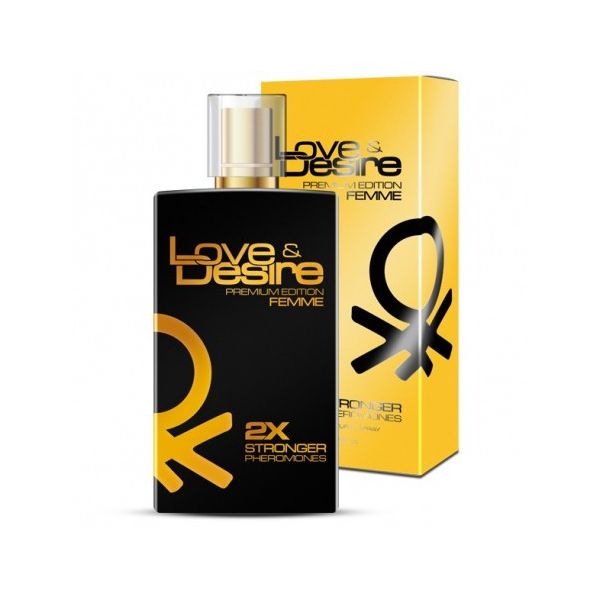 Love & desire premium edition femme 2x stronger pheromones feromony dla kobiet spray 100ml