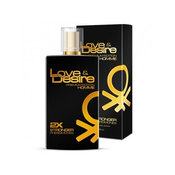 Love & desire premium edition homme 2x stronger pheromones feromony dla mężczyzn spray 100ml