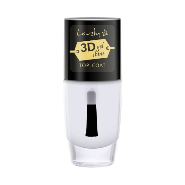 Lovely 3d gel shine top coat żelowy top do paznokci z efektem 3d 8ml