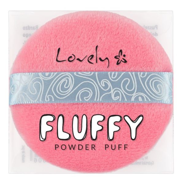 Lovely fluffy powder puff puszek do aplikacji pudru