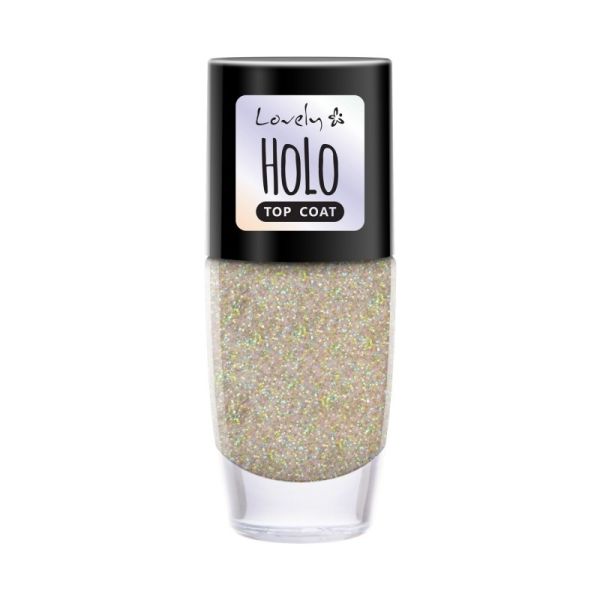 Lovely holo top coat holograficzny top do paznokci 1 8ml