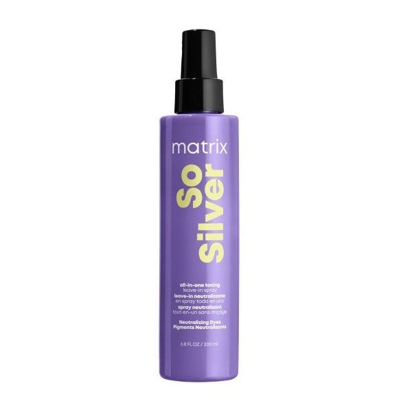 Matrix total results so silver spray neutralizujący do włosów siwych i platynowego blondu 200ml