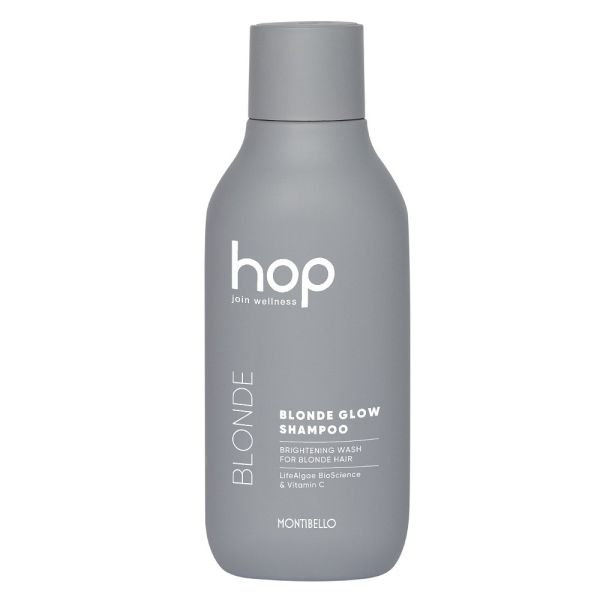 Montibello hop blonde glow shampoo rozświetlający szampon do włosów rozjaśnianych i blond 300ml