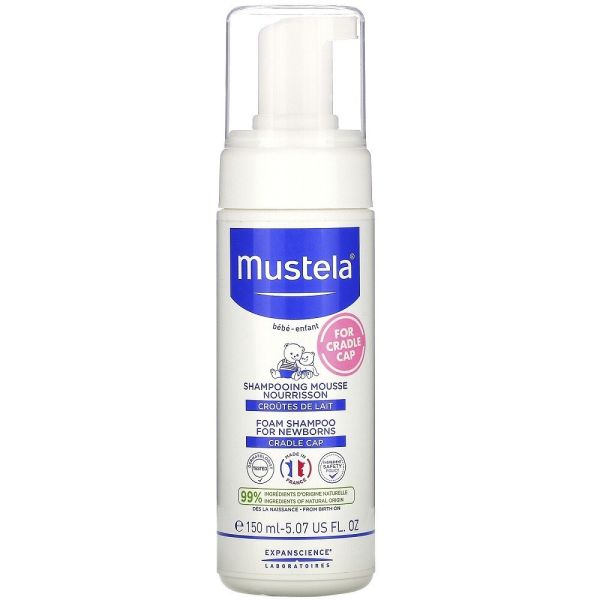 Mustela foam shampoo for newborns szampon w piance dla niemowląt 150ml