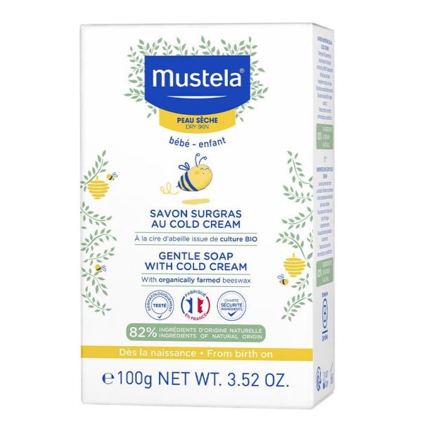 Mustela gentle soap with cold cream delikatne mydło 100g