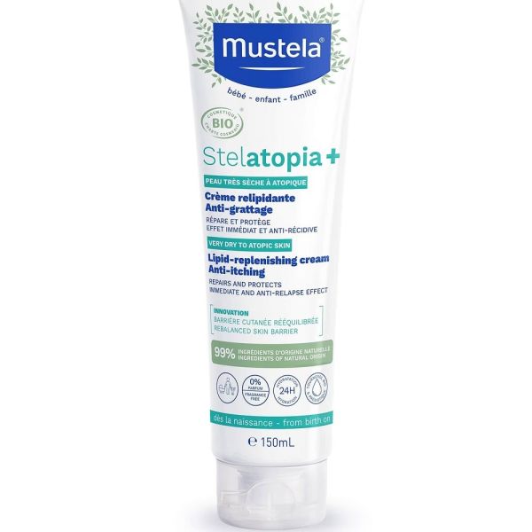 Mustela stelatopia+ lipid-replenishing cream krem uzupełniający lipidy 150ml