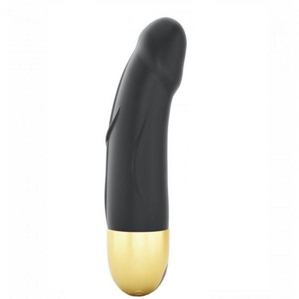 Marc dorcel real vibration s 2.0 wibrujące dildo w rozmiarze s black & gold