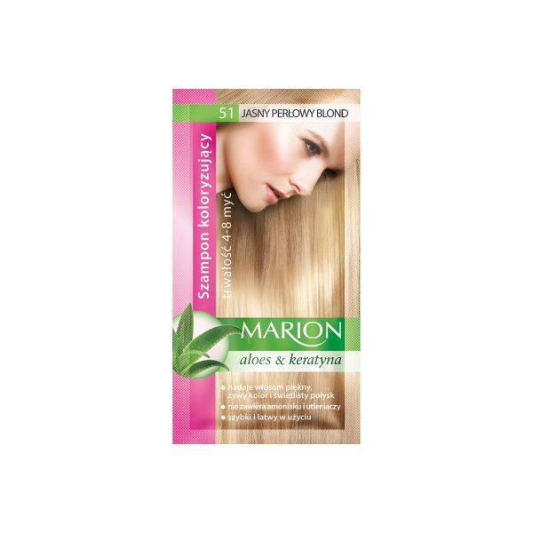 Marion szampon koloryzujący 4-8 myć 51 jasny perłowy blond 40ml