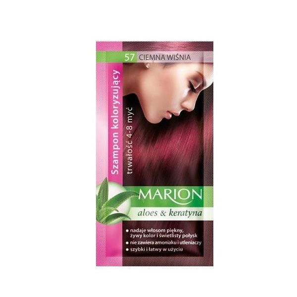 Marion szampon koloryzujący 4-8 myć 57 ciemna wiśnia 40ml