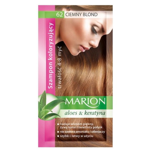 Marion szampon koloryzujący 4-8 myć 62 ciemny blond 40ml