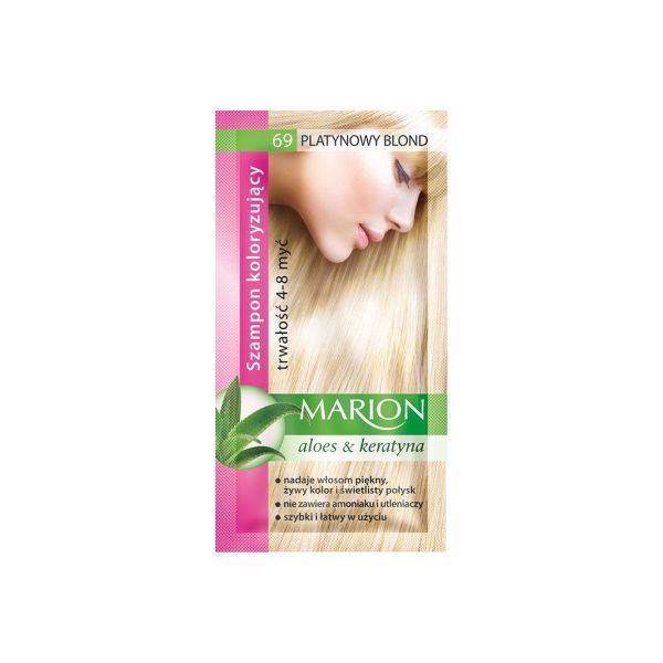 Marion szampon koloryzujący 4-8 myć 69 platynowy blond 40ml
