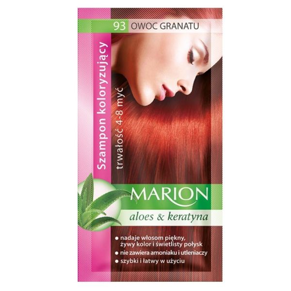 Marion szampon koloryzujący 4-8 myć 93 owoc granatu 40ml
