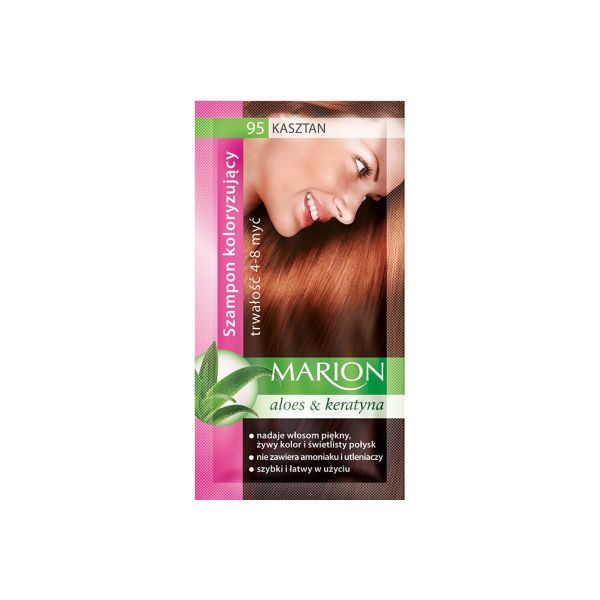 Marion szampon koloryzujący 4-8 myć 95 kasztan 40ml