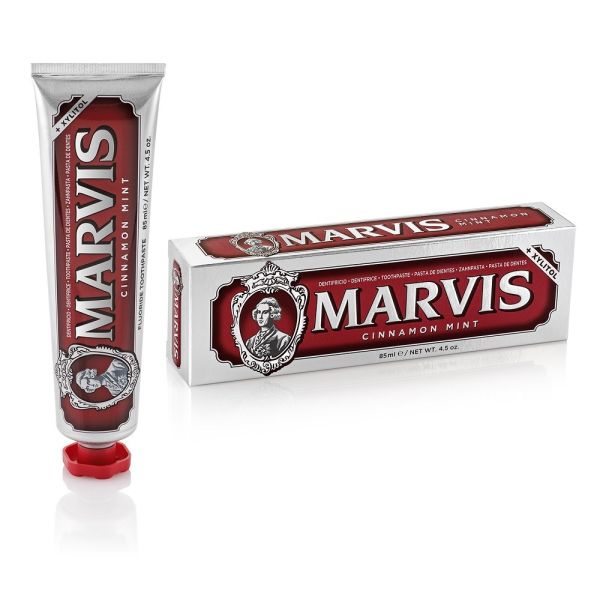 Marvis fluoride toothpaste pasta do zębów z fluorem cinnamon mint 85ml