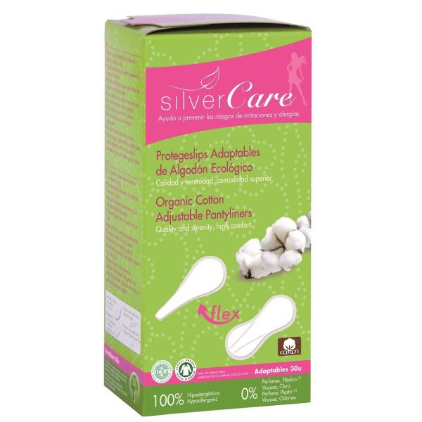 Masmi silver care elastyczne wkładki higieniczne z bawełny organicznej 30szt