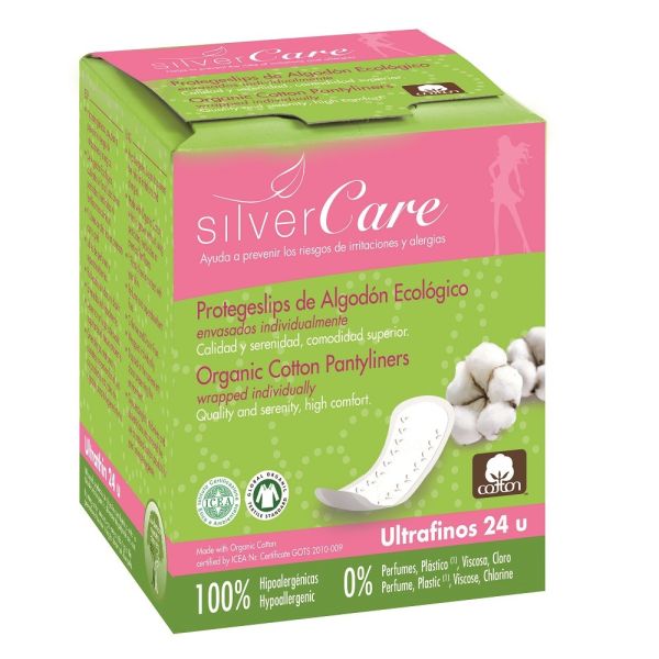 Masmi silver care ultracienkie wkładki higieniczne z bawełny organicznej 24szt