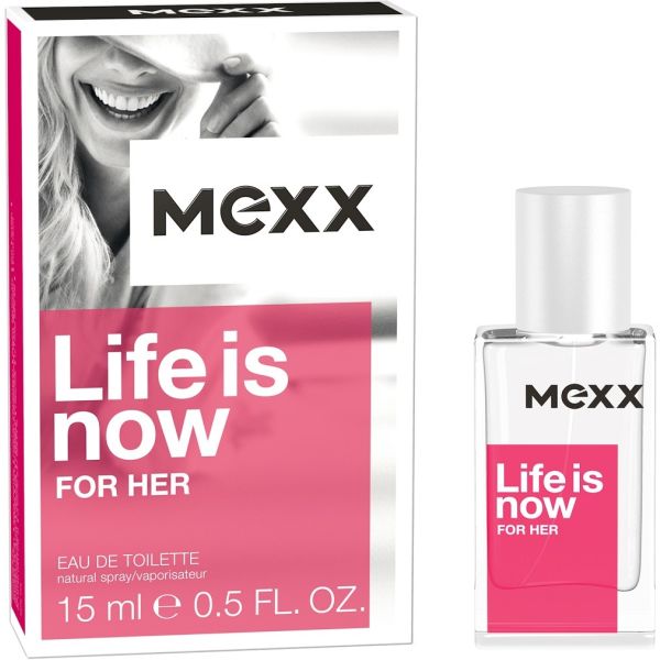 Mexx life is now for her woda toaletowa spray 15ml