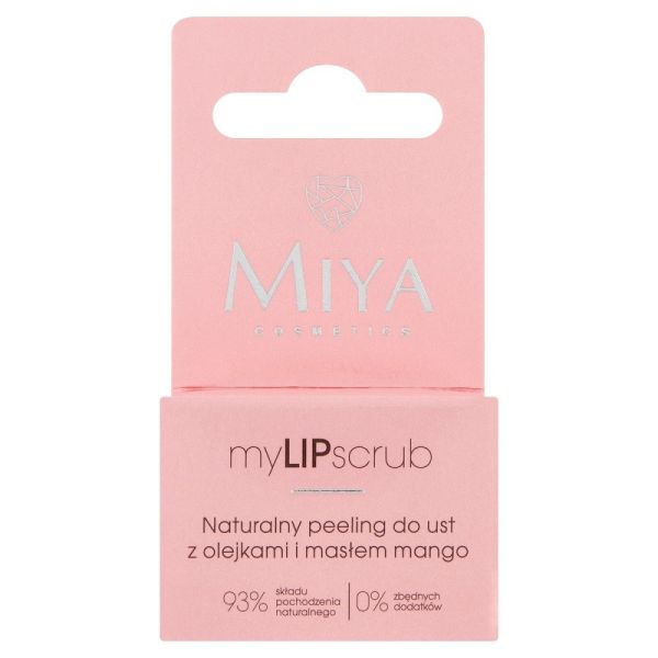 Miya cosmetics mylipscrub naturalny peeling do ust z olejkami i masłem mango 10g