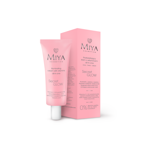 Miya cosmetics secret glow rozświetlający krem z witaminami all-in-one 30ml