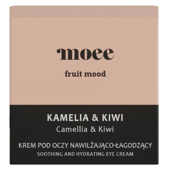 Moee fruit mood nawilżająco-łagodzący krem pod oczy kamelia & kiwi 30ml