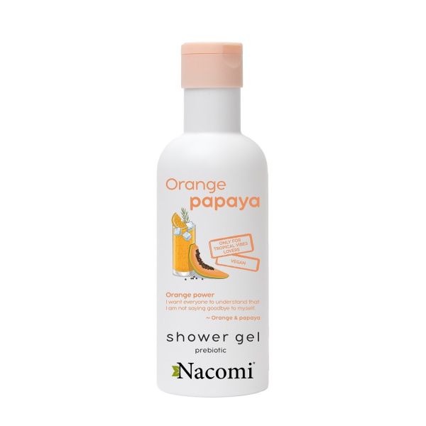 Nacomi shower gel żel pod prysznic pomarańcza i papaja 300ml