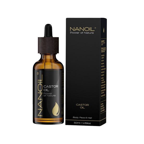 Nanoil castor oil olejek rycynowy do pielęgnacji włosów i ciała 50ml