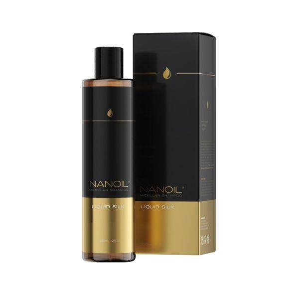 Nanoil liquid silk micellar shampoo micelarny szampon z jedwabiem 300ml