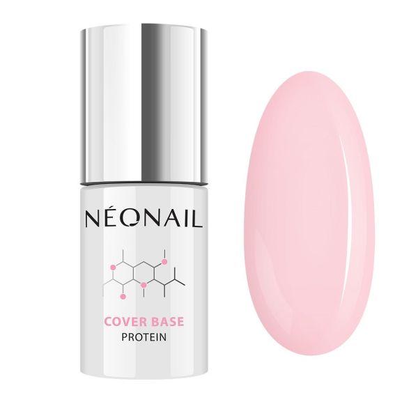 Neonail cover base protein proteinowa baza hybrydowa nude rose 7.2ml