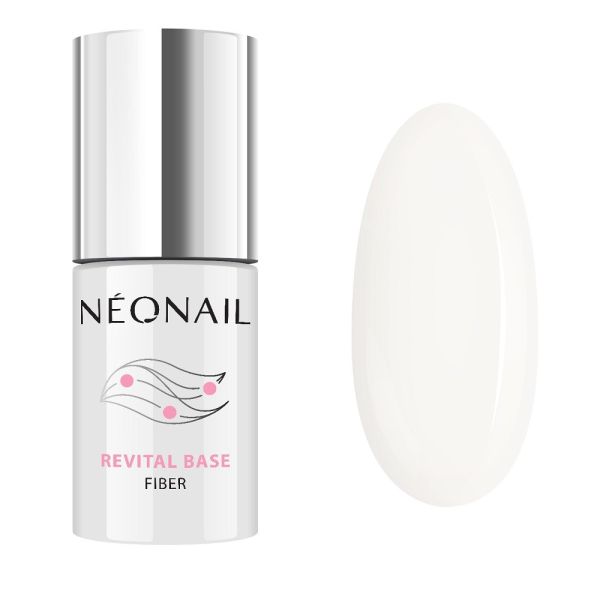 Neonail revital base fiber wzmacniająca baza hybrydowa milky cloud 7.2ml