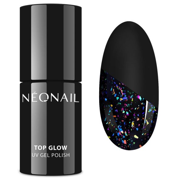 Neonail top glow top hybrydowy polaris 7.2ml