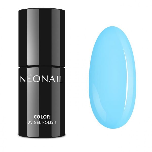 Neonail uv gel polish color lakier hybrydowy 8520 blue surfing 7.2ml