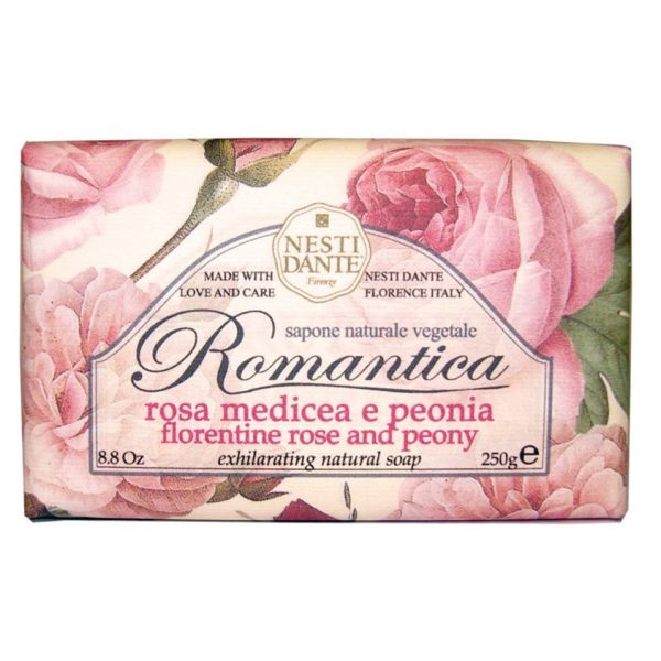 Nesti dante romantica mydło toaletowe róża & peonia 250g