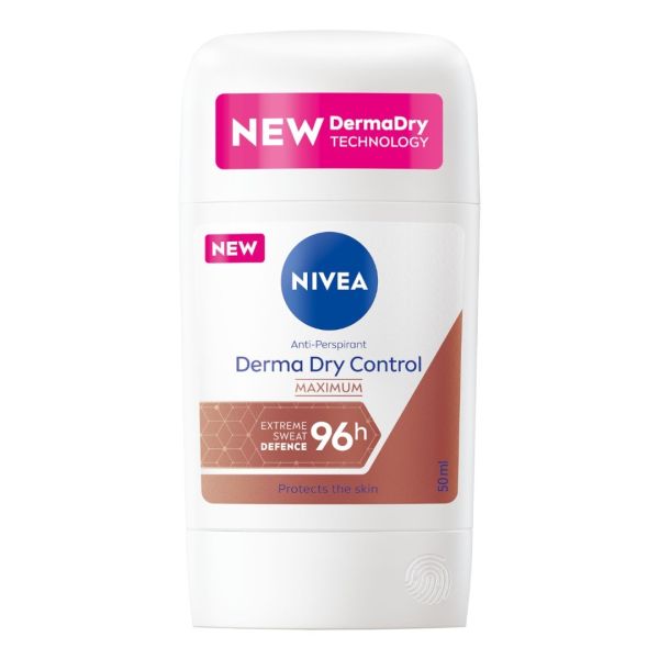 Nivea derma dry control antyperspirant w sztyfcie 50ml