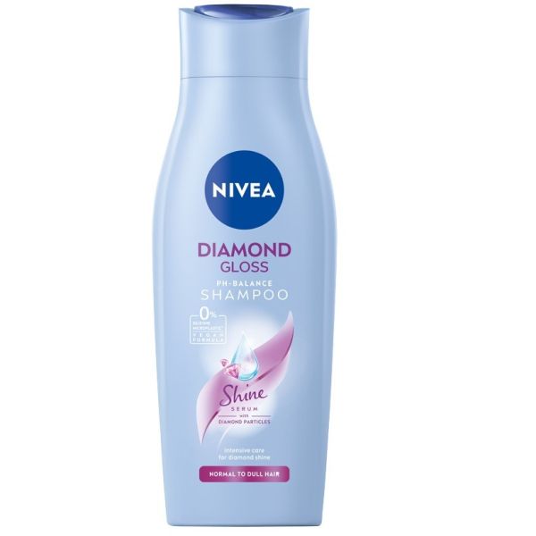 Nivea diamond gloss łagodny szampon do włosów 400ml