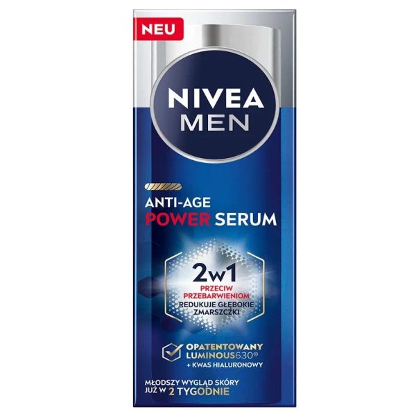 Nivea men anti-age power serum 2in1 intensywne serum przeciw przebarwieniom 30ml