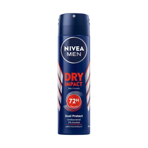 Nivea men dry impact antyperspirant spray 150ml