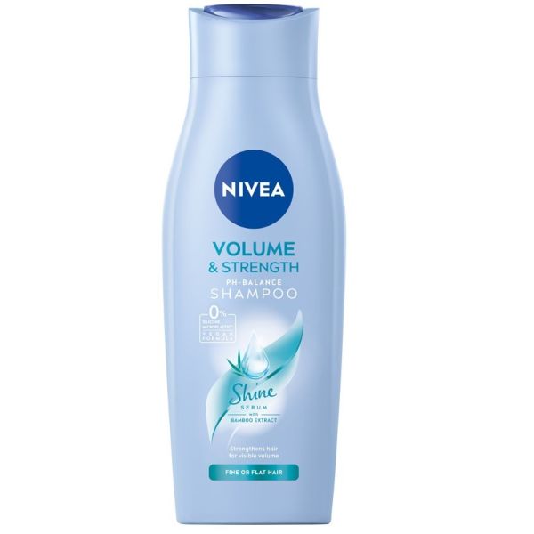 Nivea volume strength szampon pielęgnujący do włosów 400ml