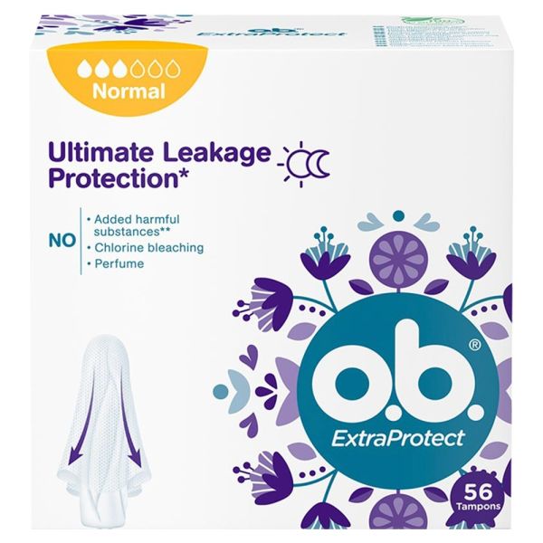 O.b. extraprotect normal tampony 56szt.