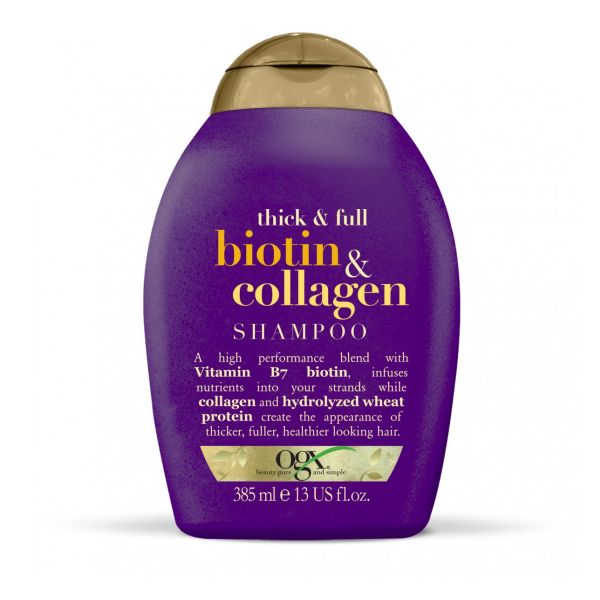 Ogx biotin & collagen shampoo szampon do włosów z biotyną i kolagenem 385ml
