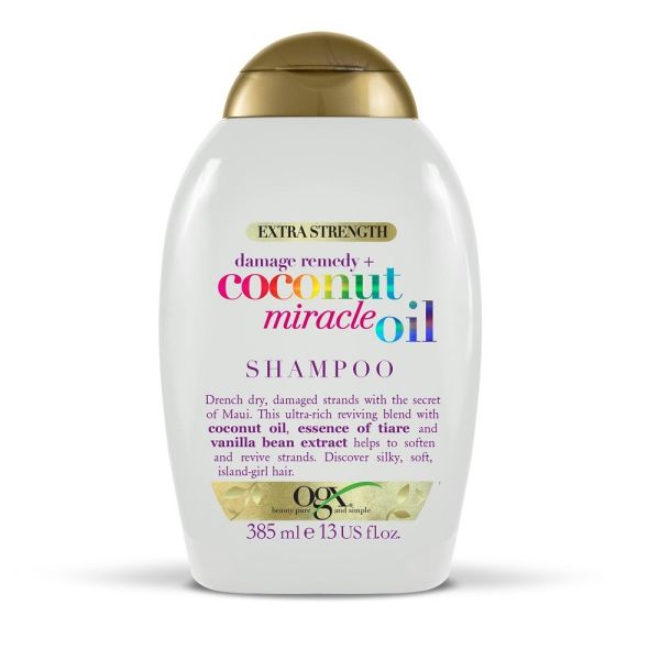 Ogx damage remedy + coconut miracle oil shampoo szampon do włosów suchych i zniszczonych 385ml