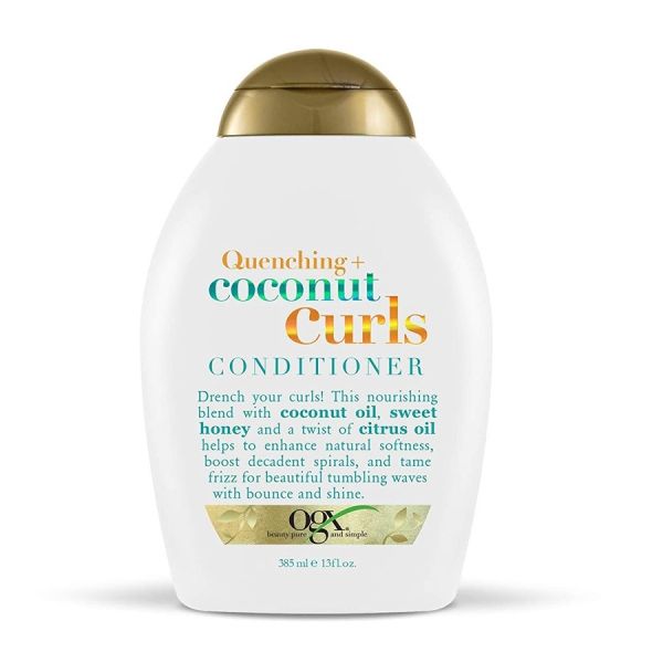 Ogx quenching + coconut curls conditioner odżywka do włosów kręconych 385ml