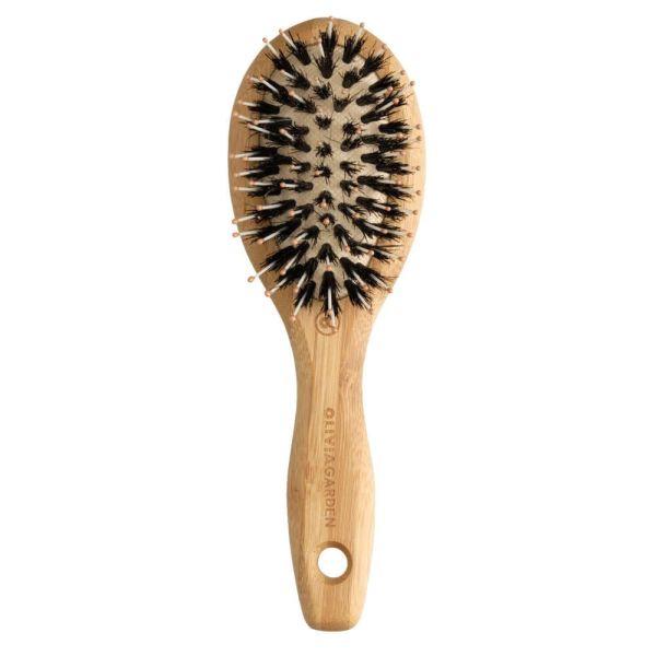 Olivia garden bamboo touch detangle combo szczotka z włosiem z dzika do rozczesywania włosów s