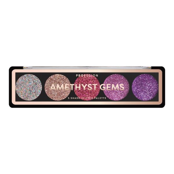 Profusion amethyst gems eyeshadow palette paleta 5 cieni do powiek