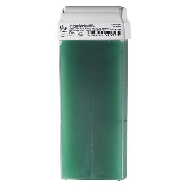 Peggy sage fat-soluble warm depilatory wax vert wkład wosku do depilacji ciała zielony 100ml