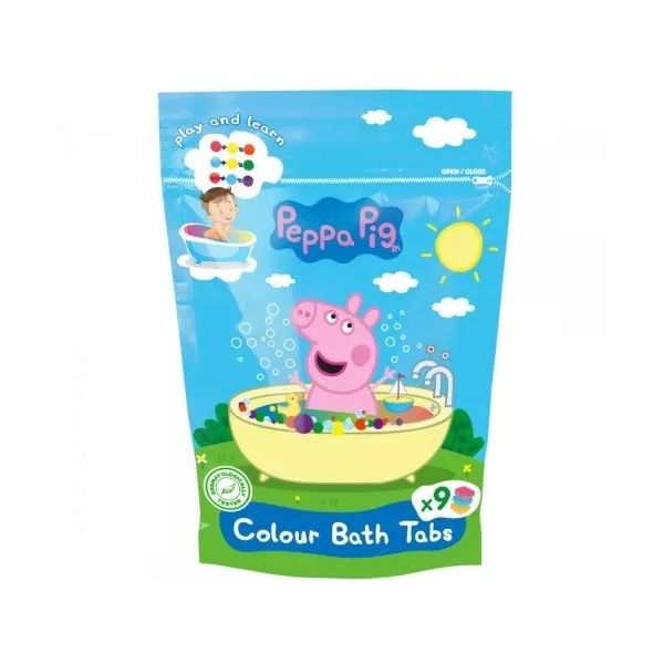 Peppa pig barwinki koloryzujące do kąpieli 144g